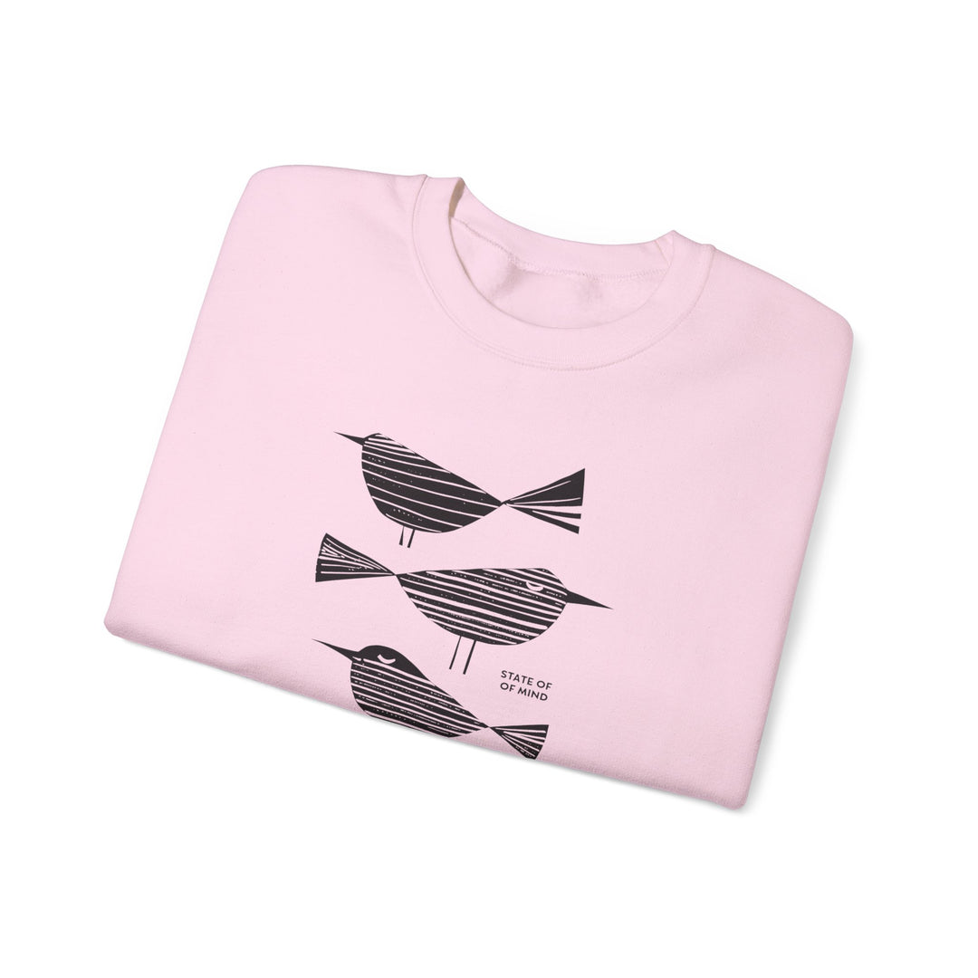 Cotton Crewneck Sweater - 3 Ti Oiseaux