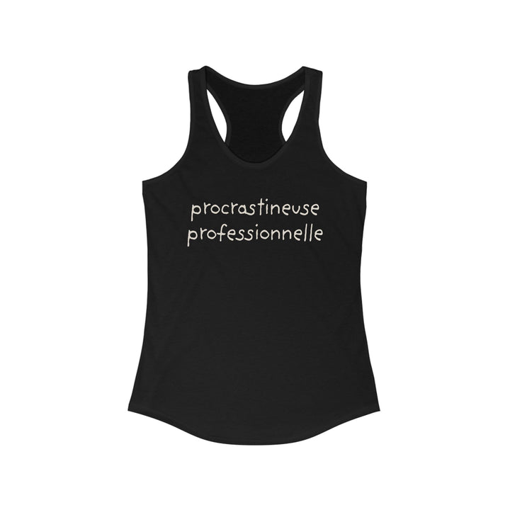 Camisole Coton Graphique - PROCRASTINEUSE PROFESSIONNELLE