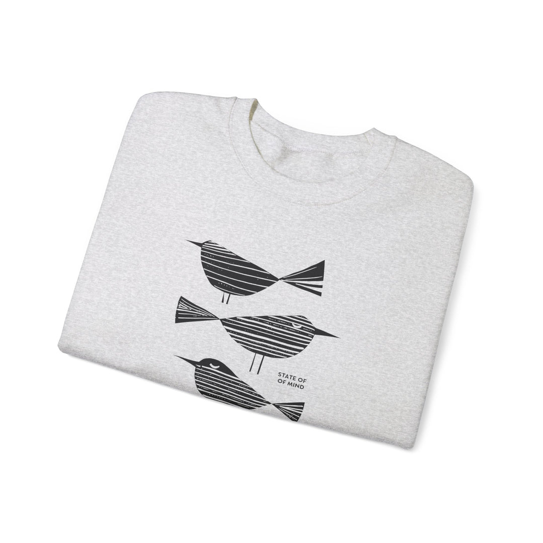 Cotton Crewneck Sweater - 3 Ti Oiseaux