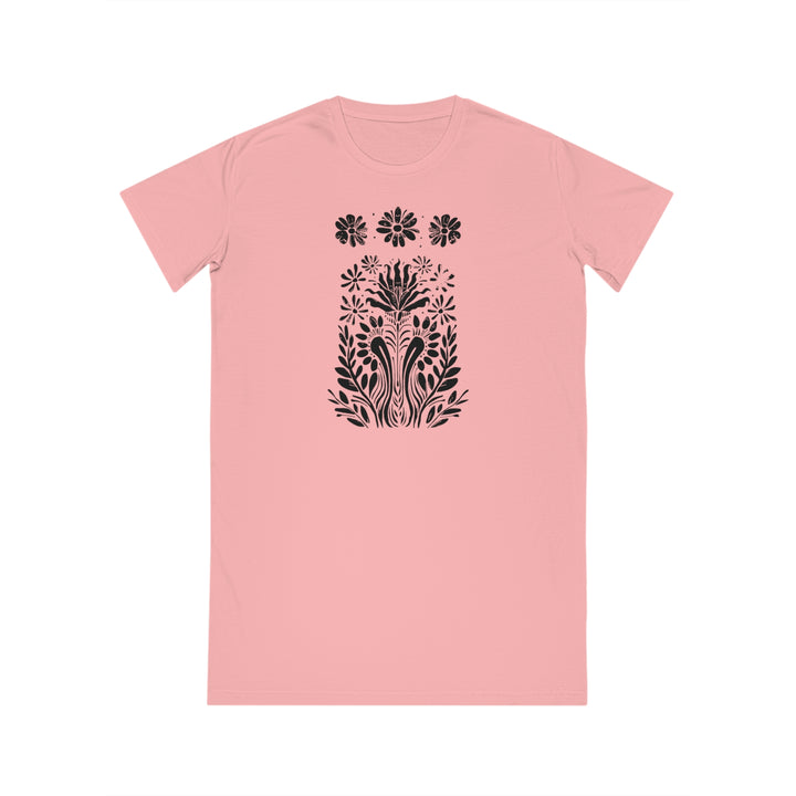 Organic cotton t-shirt dress - SPRING
