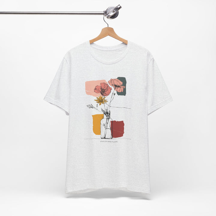 T-shirt Coton Ample - Fleurs