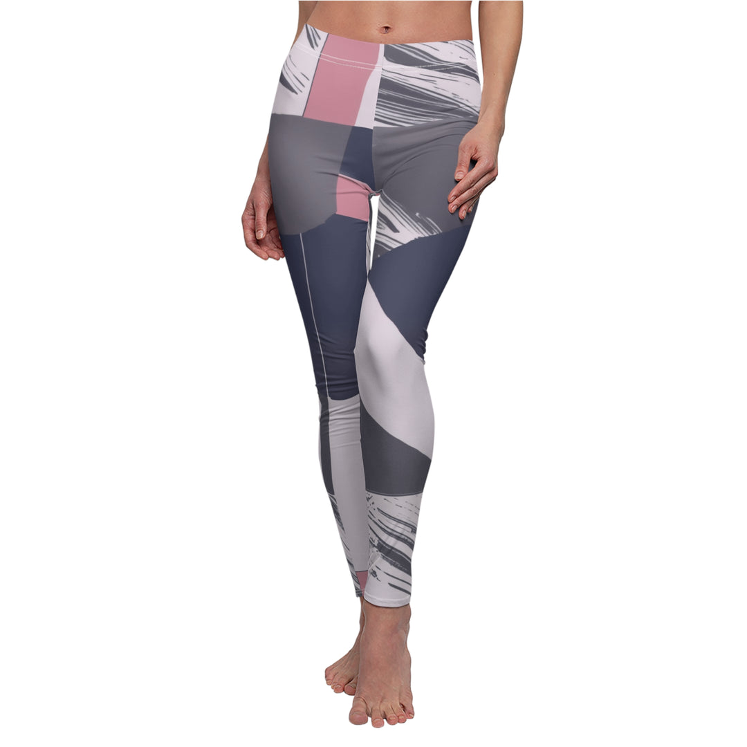 Antimicrobial leggings - ABSTRACT print