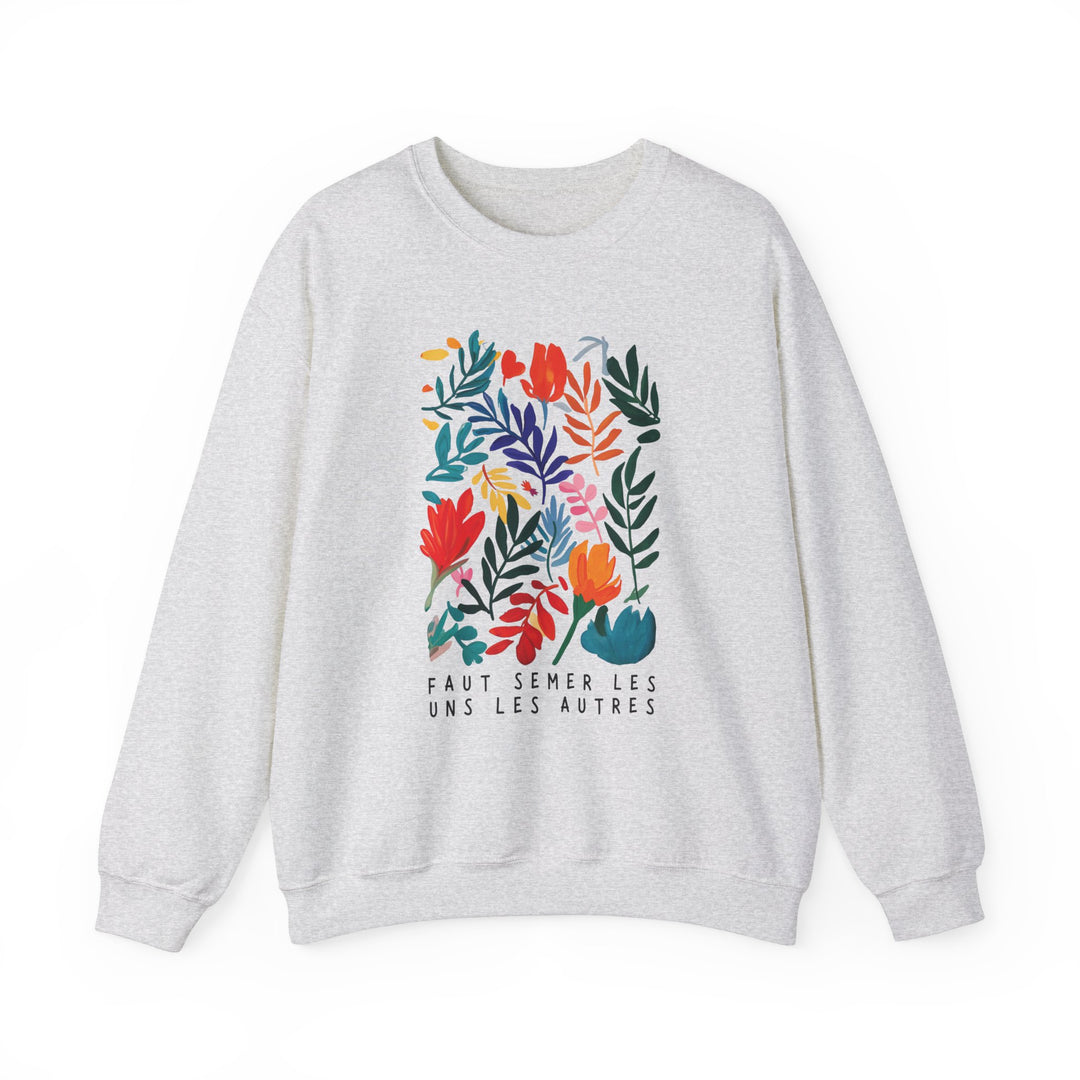 Chandail Crewneck Coton - FAUT SEMER LES UNS LES AUTRES