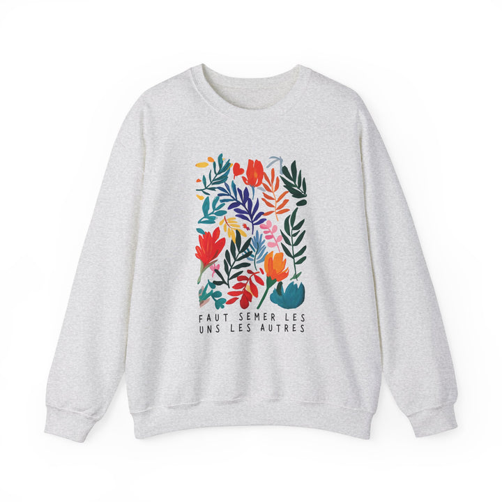 Chandail Crewneck Coton - FAUT SEMER LES UNS LES AUTRES