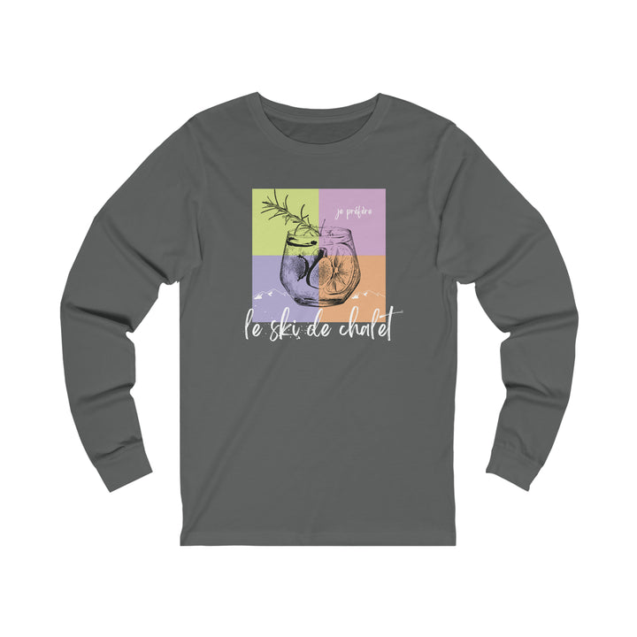 Copy of Copy of Long-sleeved cotton T-shirt - CHALET SKI
