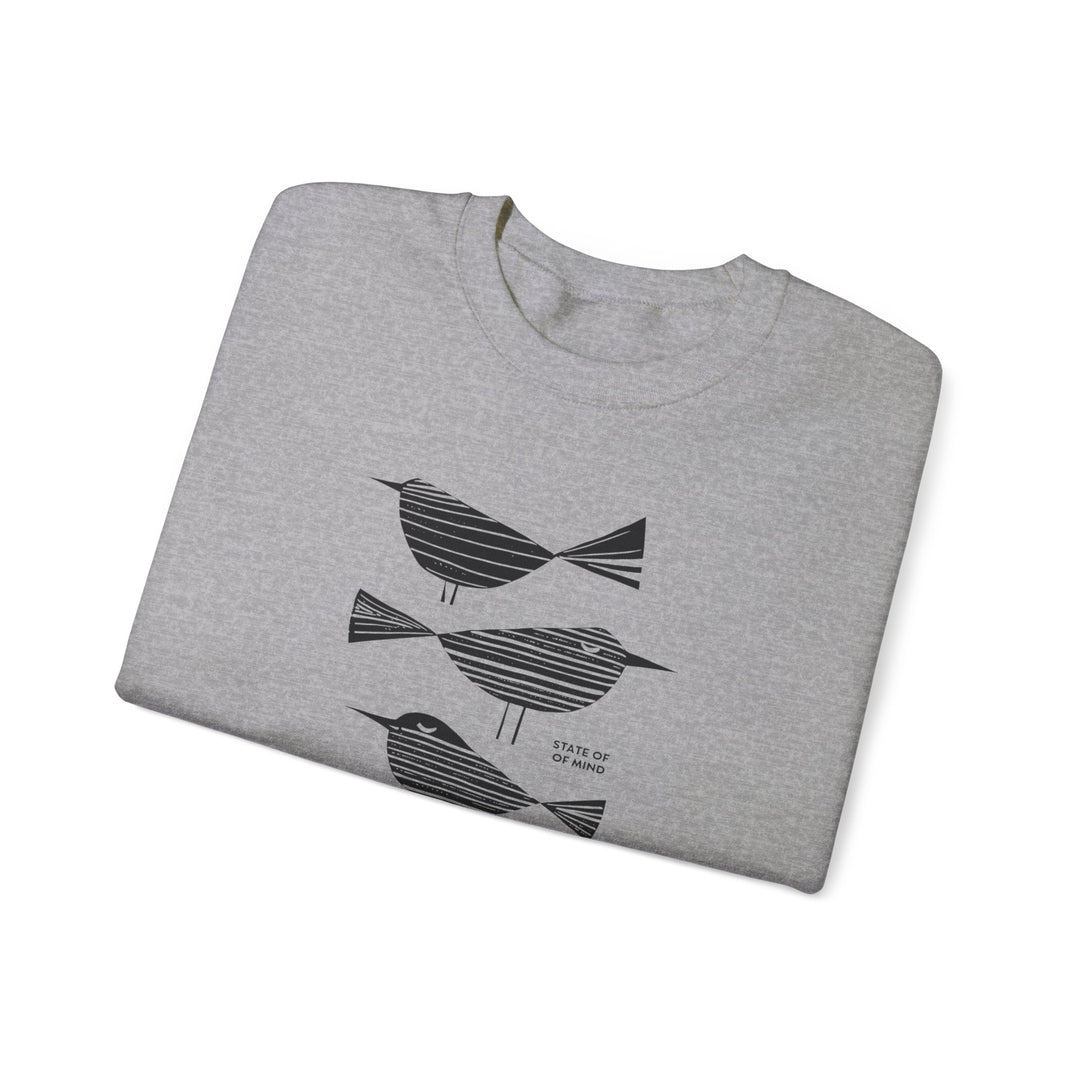 Cotton Crewneck Sweater - 3 Ti Oiseaux