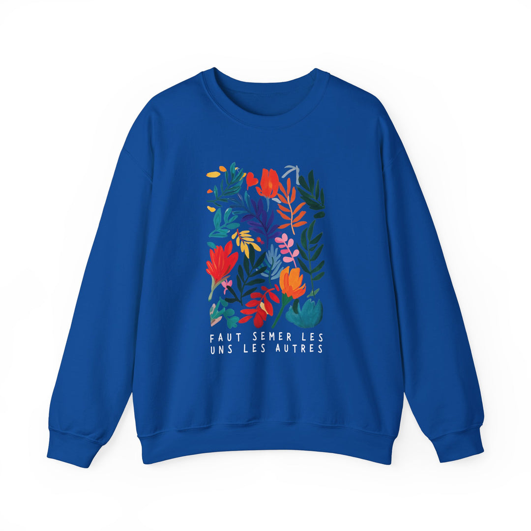 Cotton Crewneck Sweater - MUST SOW EACH OTHER