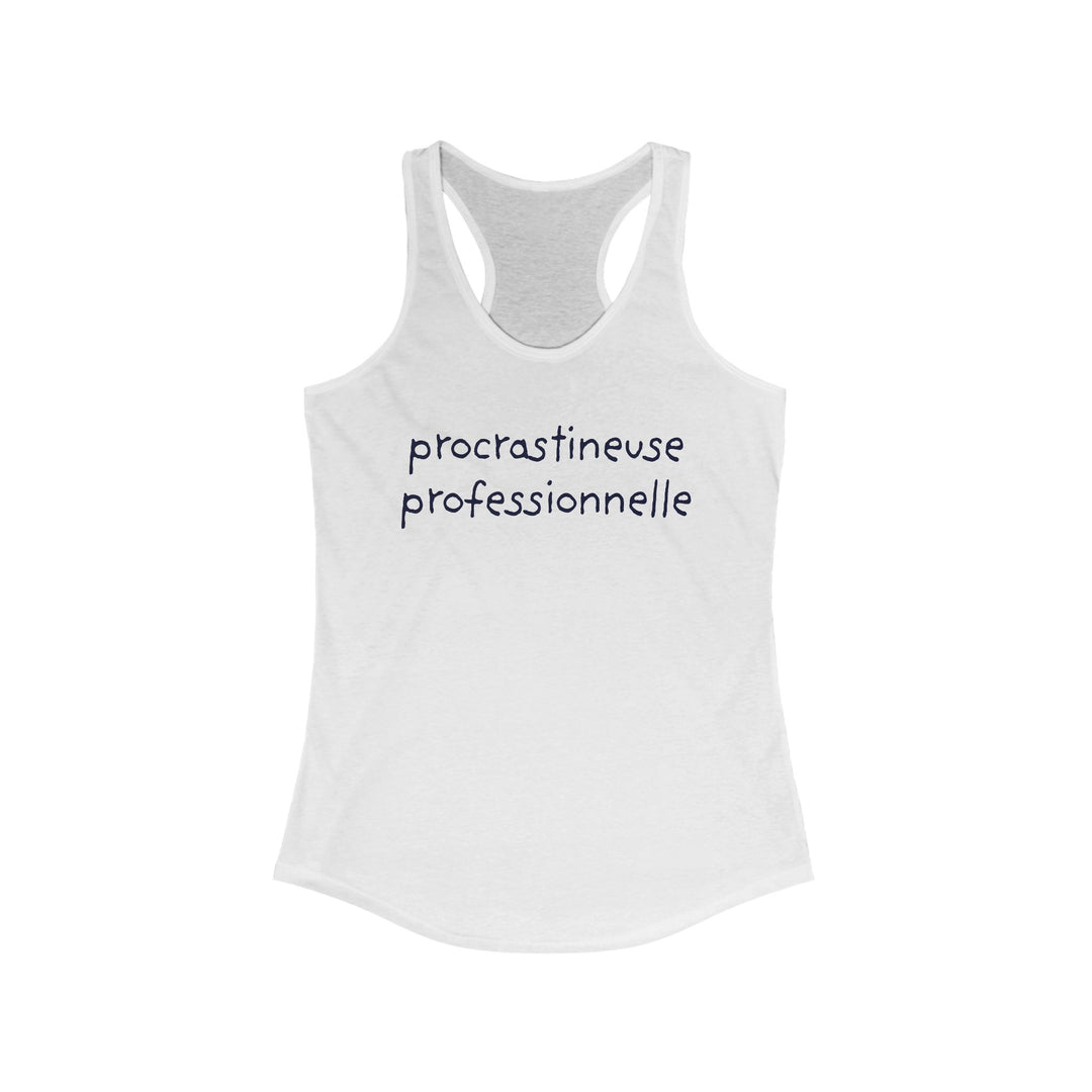 Camisole Coton Graphique - PROCRASTINEUSE PROFESSIONNELLE