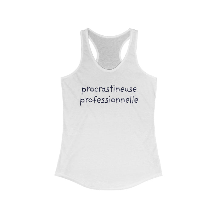 Camisole Coton Graphique - PROCRASTINEUSE PROFESSIONNELLE