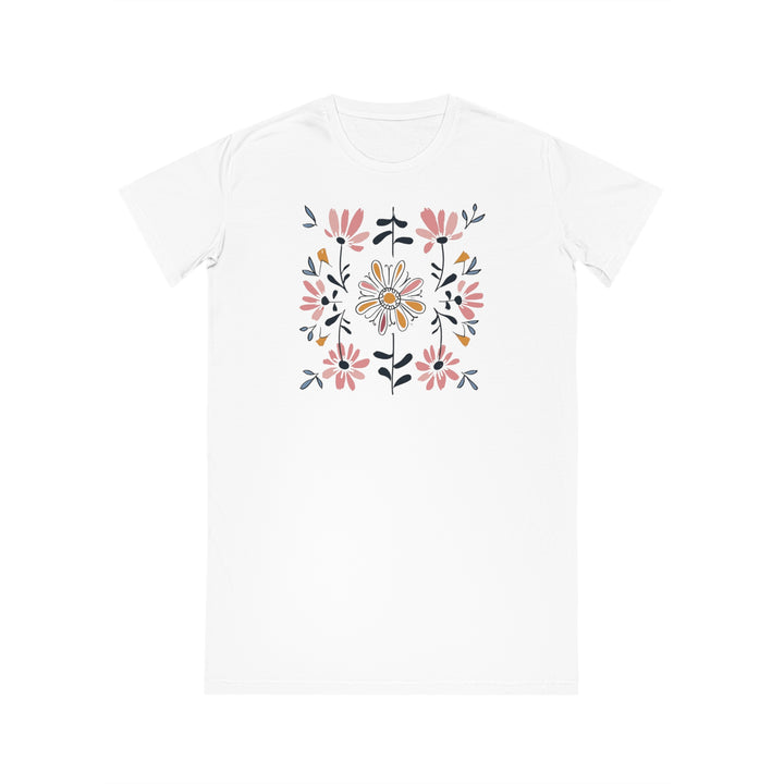 Organic cotton t-shirt dress - MANDALA