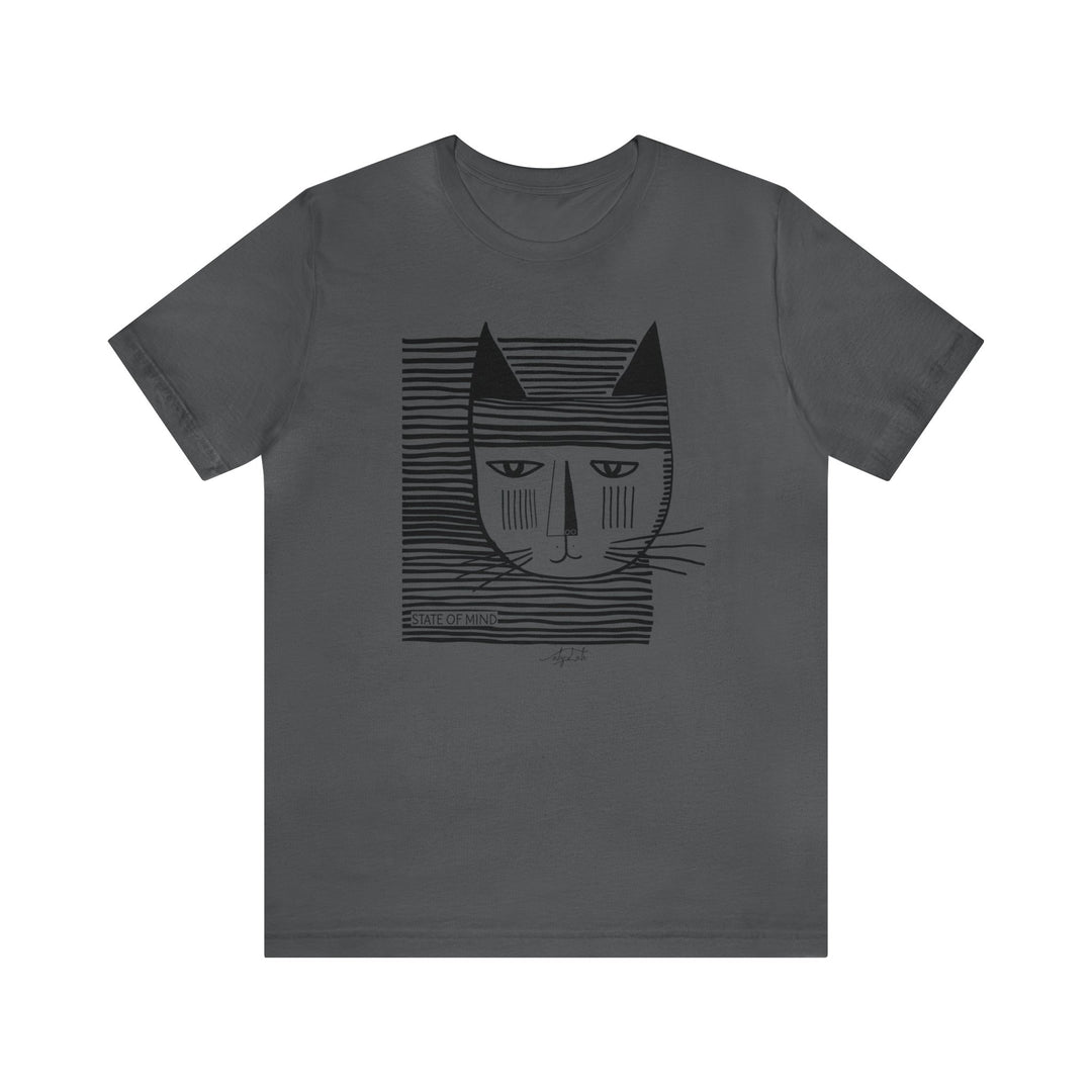 T-shirt Coton Ample - CHAT RAYURES