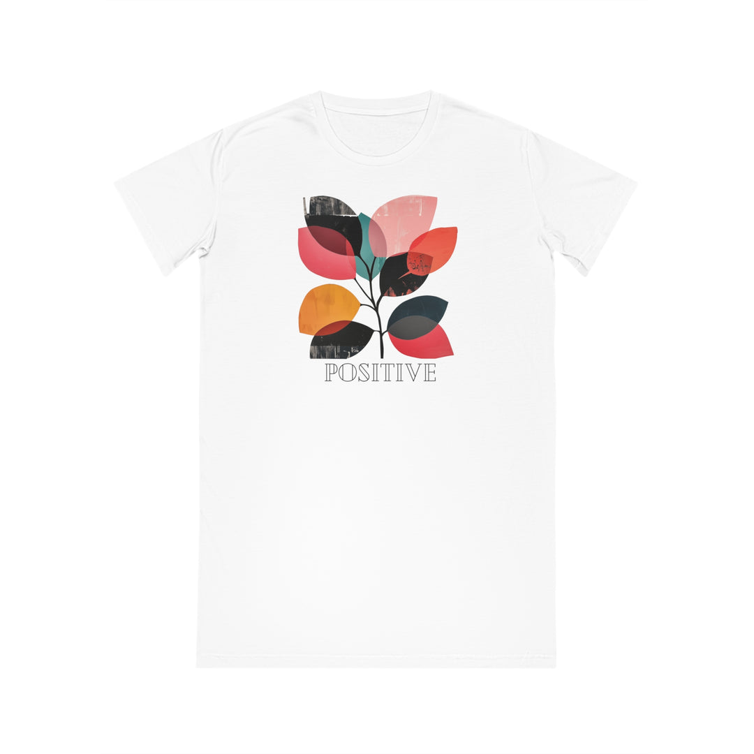 Organic cotton t-shirt dress - POSITIVE