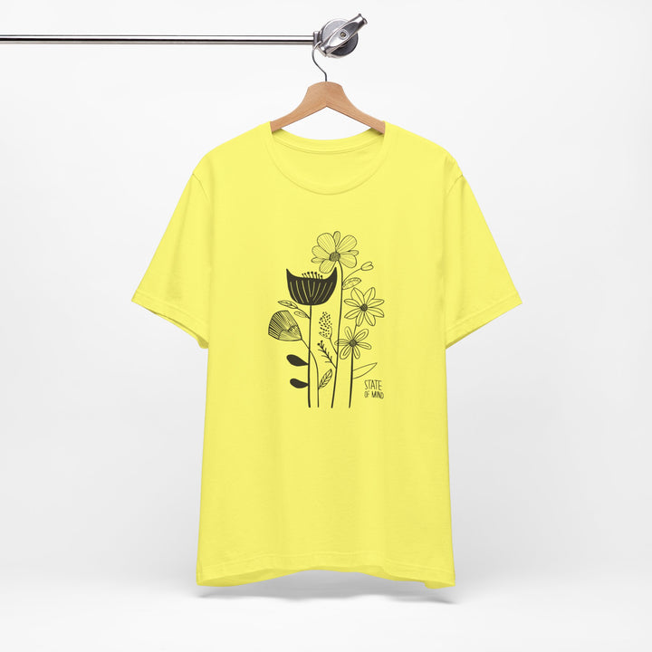 Loose Cotton T-shirt - Bouquet