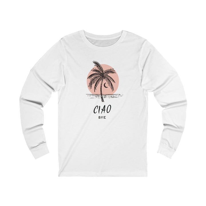 Long-sleeved cotton t-shirt - CIAO BYE
