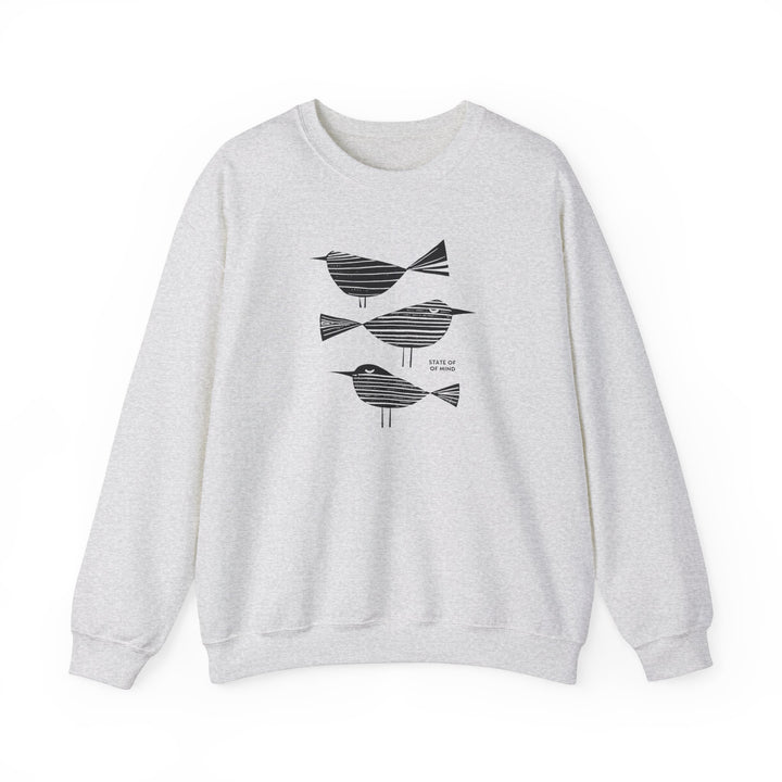 Cotton Crewneck Sweater - 3 Ti Oiseaux