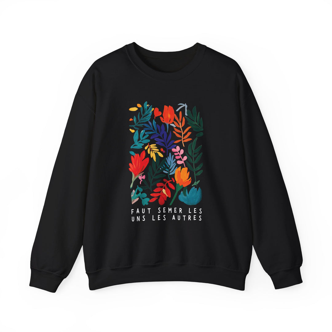 Cotton Crewneck Sweater - MUST SOW EACH OTHER