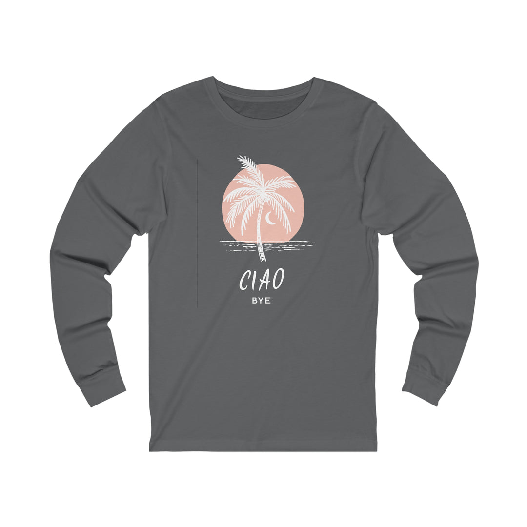 Long-sleeved cotton t-shirt - CIAO BYE