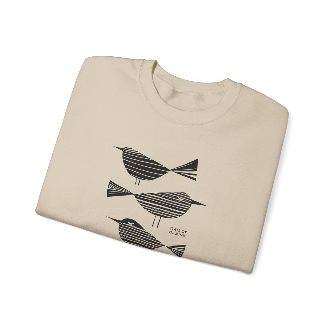 Chandail Crewneck Coton - 3 Ti Oiseaux