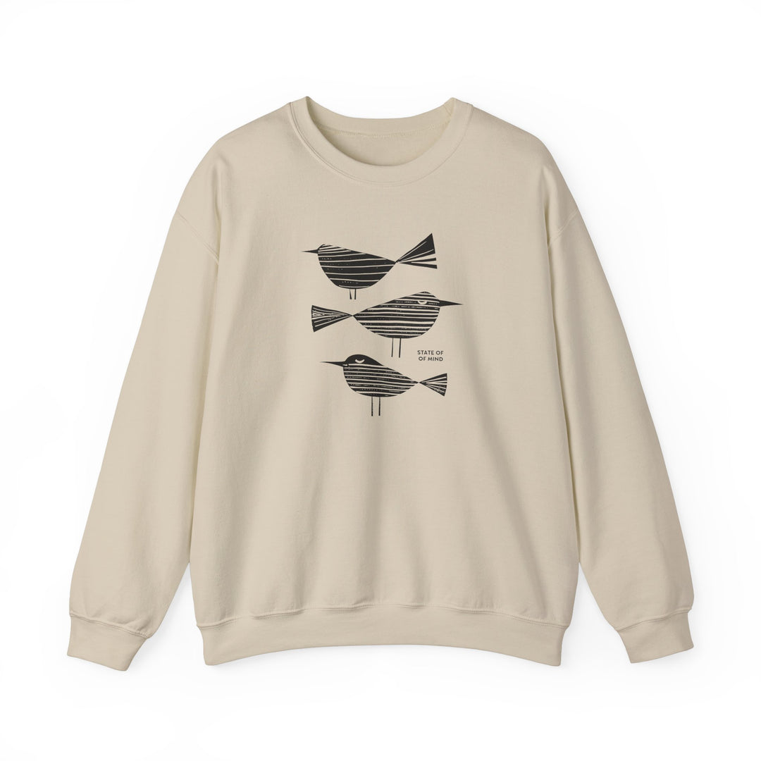 Chandail Crewneck Coton - 3 Ti Oiseaux