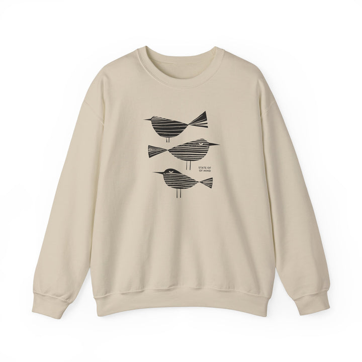 Cotton Crewneck Sweater - 3 Ti Oiseaux