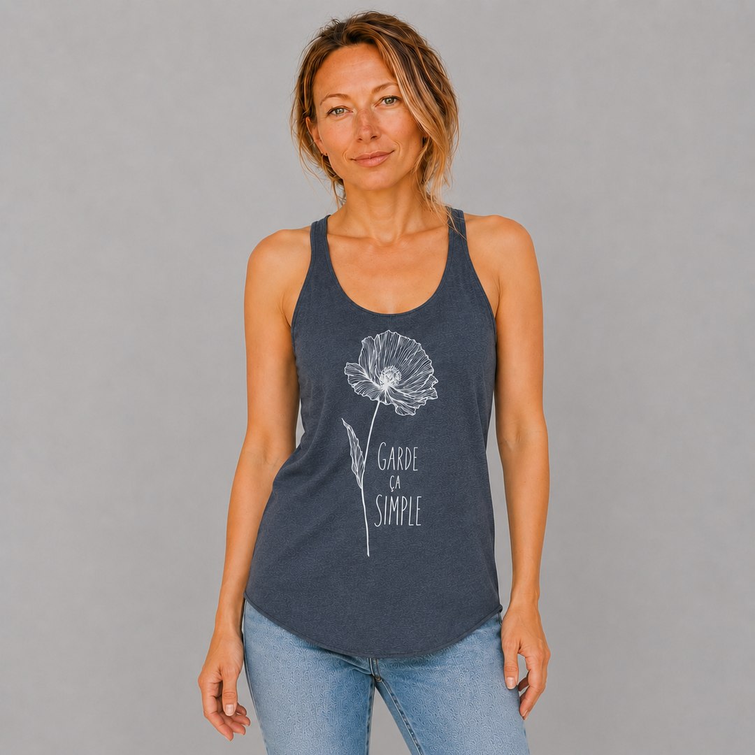 Camisole Graphique Coton  - Garde ça simple