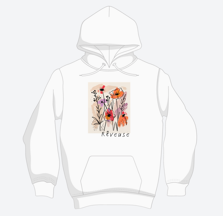 EVERYDAY “Dreamy” Hoodie – Warm comfort &amp; floral softness