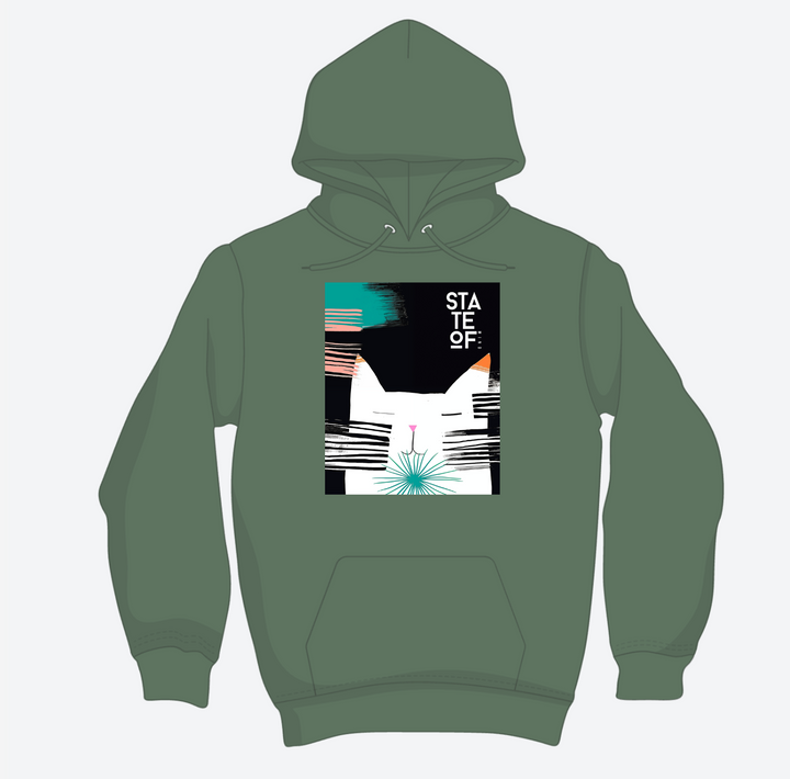 EVERYDAY “Timinou” Hoodie – Cat print &amp; warm comfort