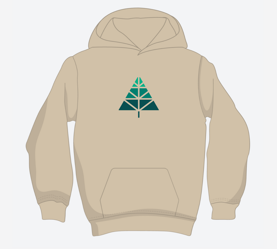 Cité Jardin Hoodie - Green Multi-Centered Logo (American Apparel RF498)