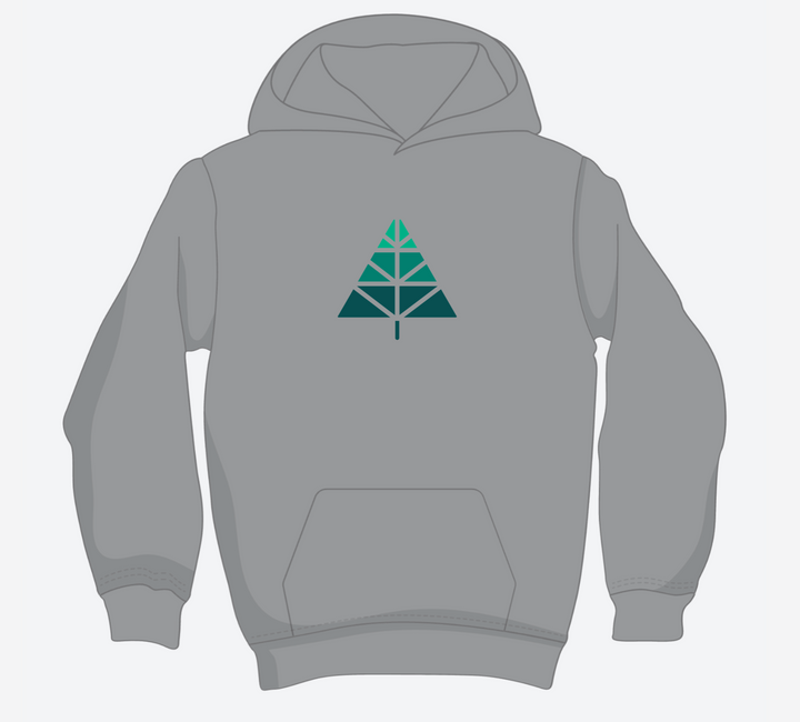 Cité Jardin Hoodie - Green Multi-Centered Logo (American Apparel RF498)