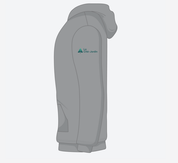 Cité Jardin Hoodie - Green Multi-Centered Logo (American Apparel RF498)