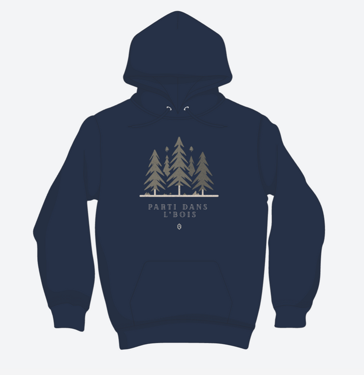 HOODIE EVERYDAY « Parti dans l’bois » – Confort classique