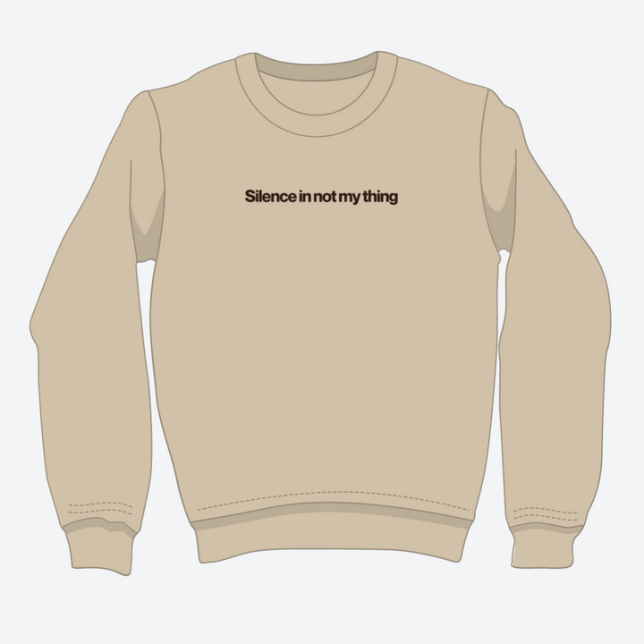 Chandail SAULE - SILENCE IS NOT MY THING