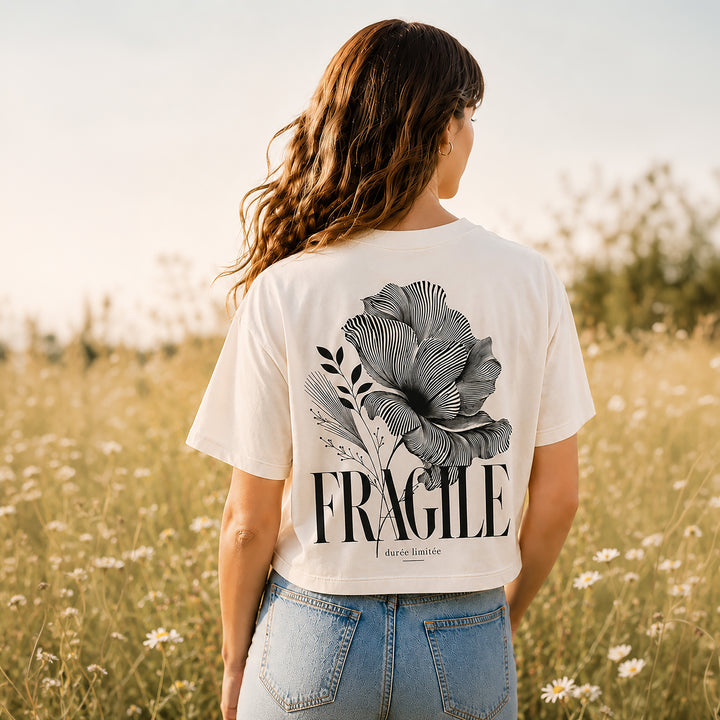 T-shirt boxy « Fragile » – EVERYDAY