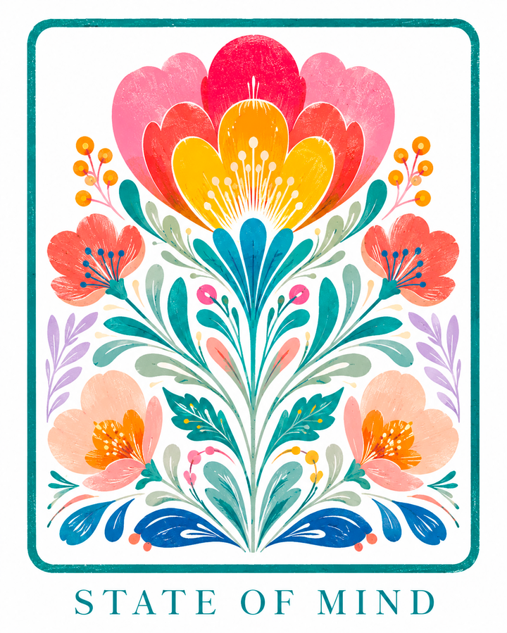 T-shirt ample “Jardin” – EVERYDAY | Graphique dos floral