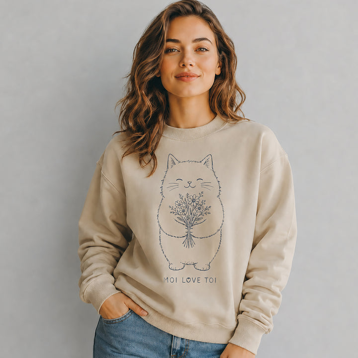 Chandail TOUJOURS HAPPY | Crewneck Confort EVERYDAY