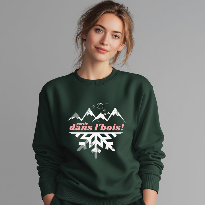 CHANDAIL EVERYDAY "Partie dans l'bois" | Crewneck Confort Classique