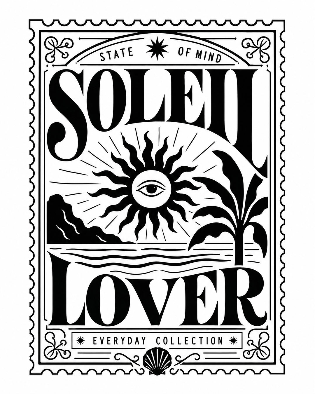 T-shirt boxy « Soleil Lover » – EVERYDAY