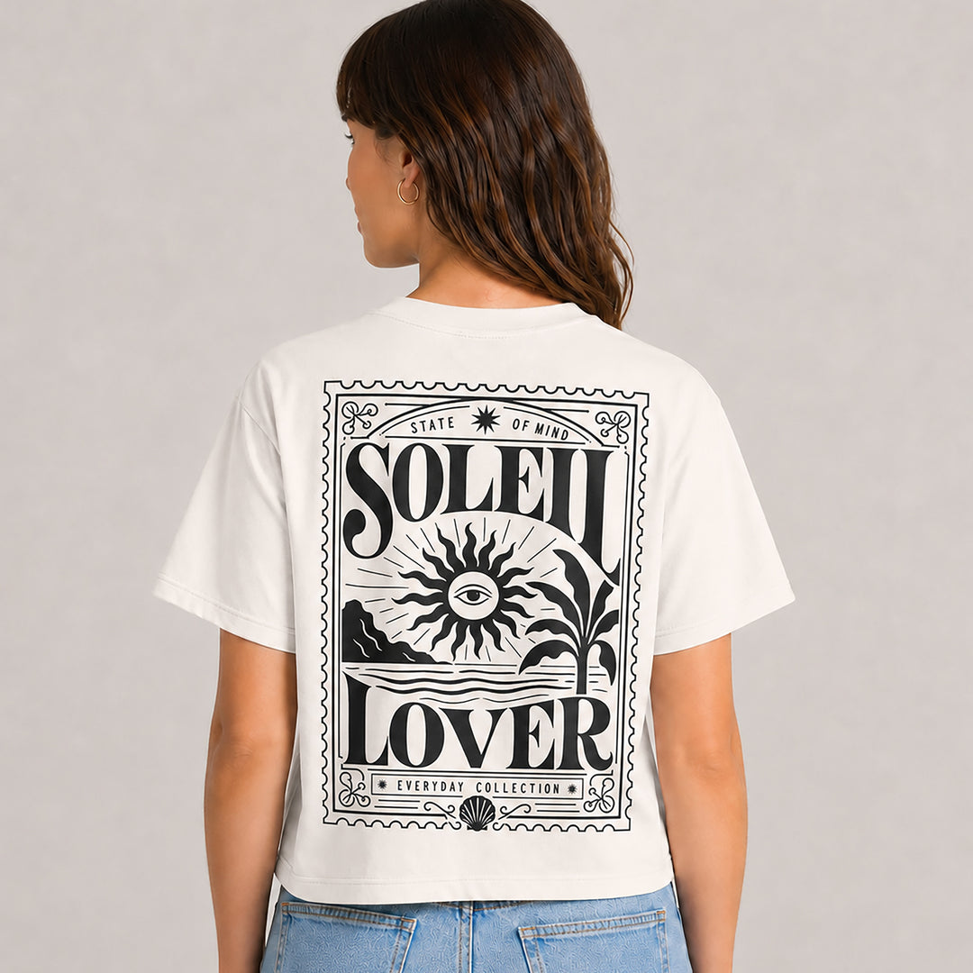 T-shirt boxy « Soleil Lover » – EVERYDAY