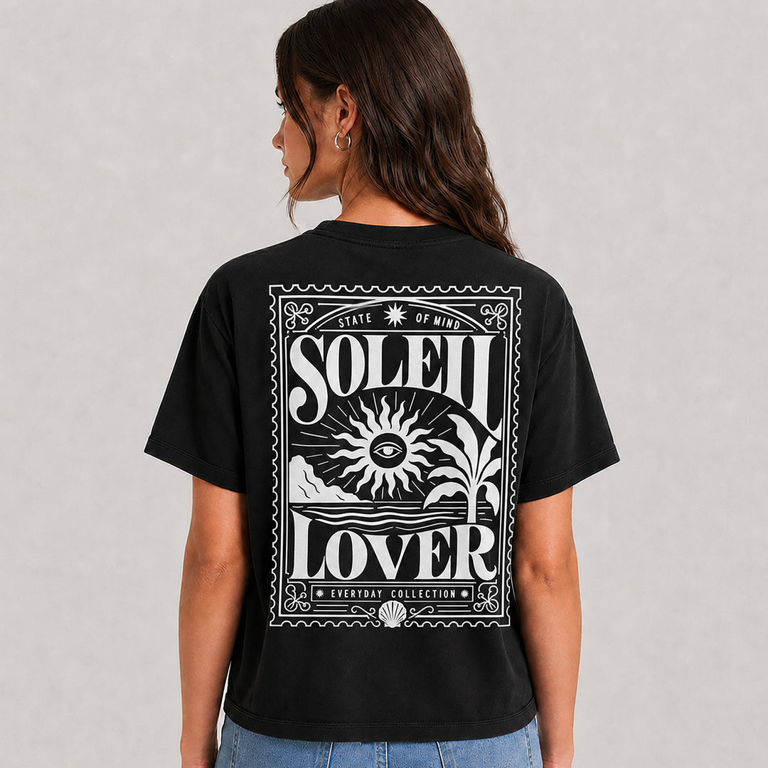 T-shirt boxy « Soleil Lover » – EVERYDAY