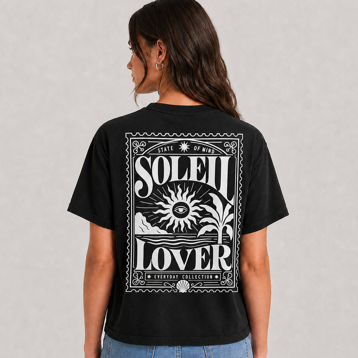 T-shirt boxy « Soleil Lover » – EVERYDAY