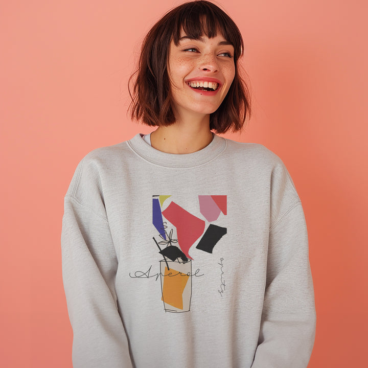 “EVERYDAY” Sweater – Aperol Spritz | Classic Comfort Crewneck