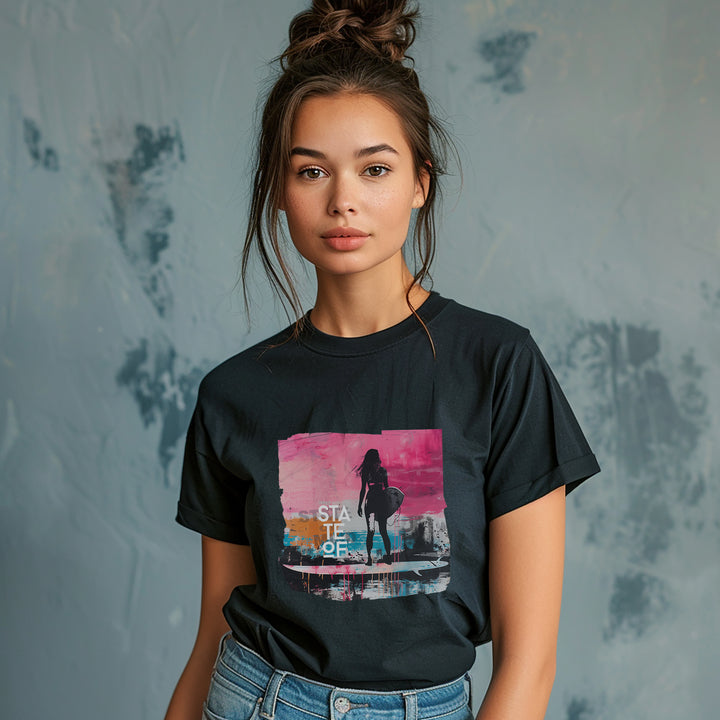 Loose Cotton T-shirt - SURF QUEEN