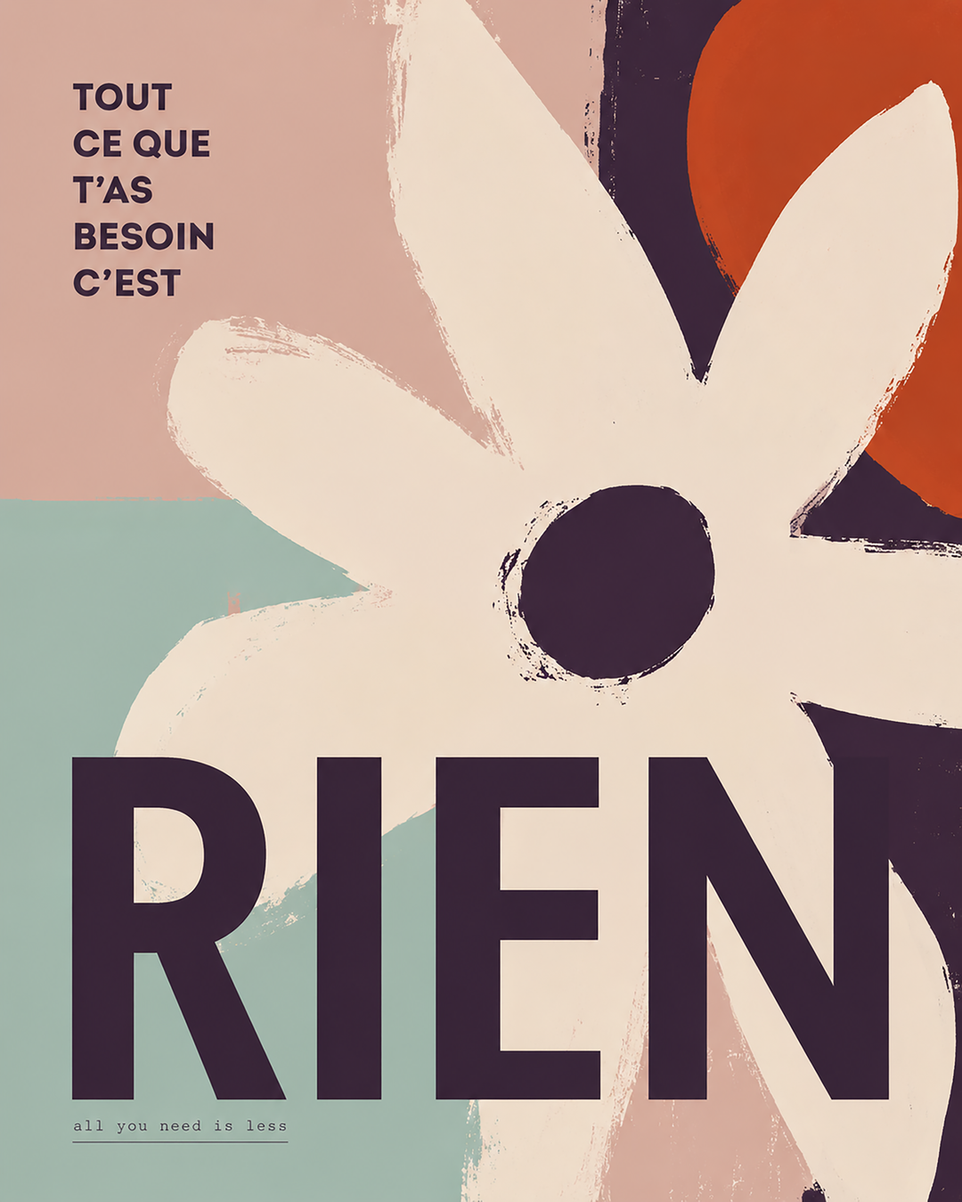 T-shirt ample “Besoin de rien” – EVERYDAY | Coupe relax