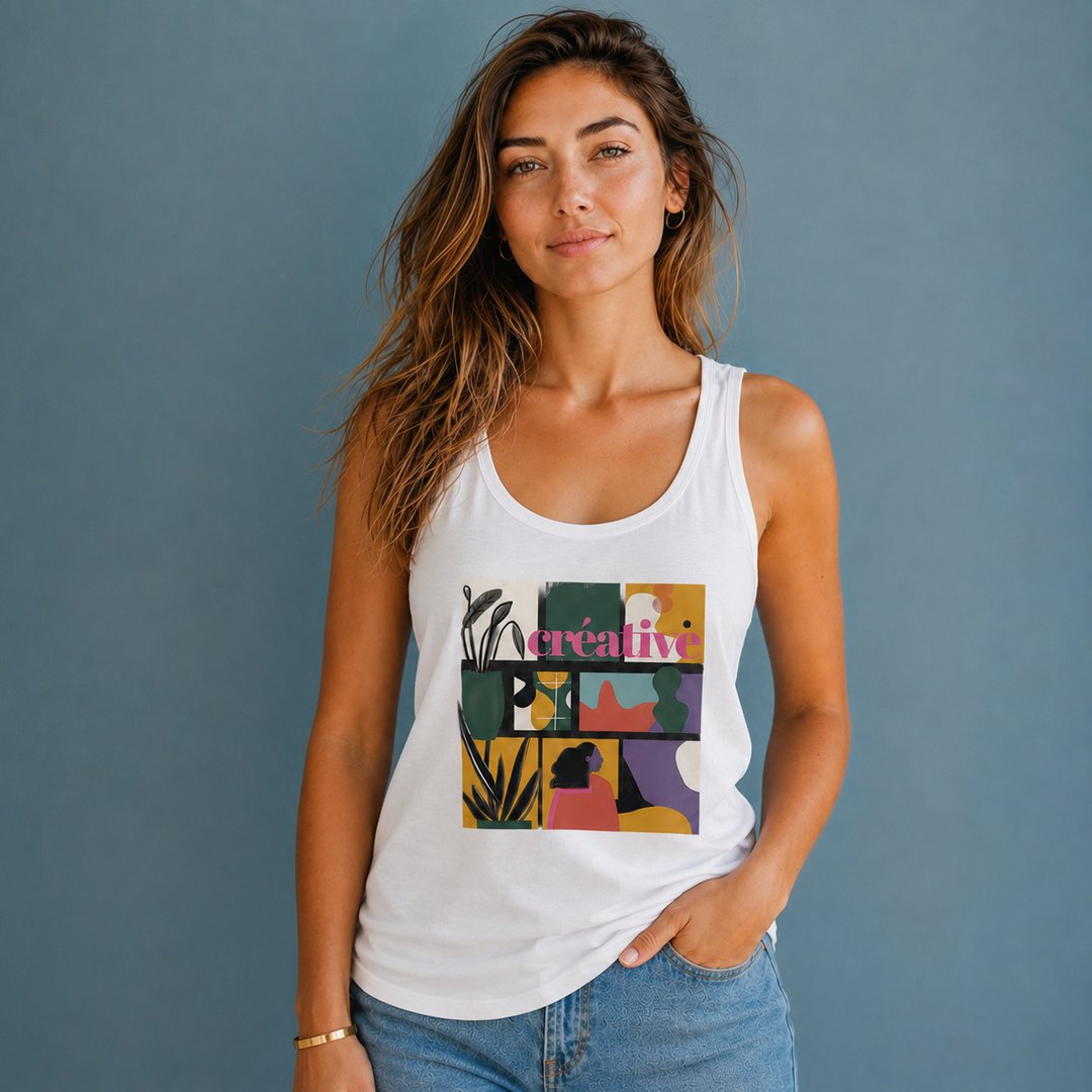 Camisole Coton Graphique - CRÉATIVE