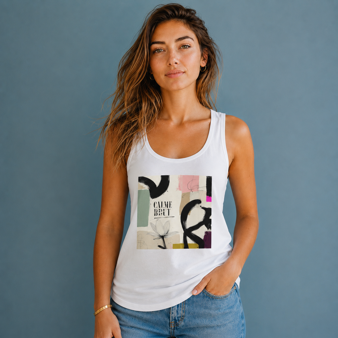 Graphic Cotton Camisole - POSITIVE