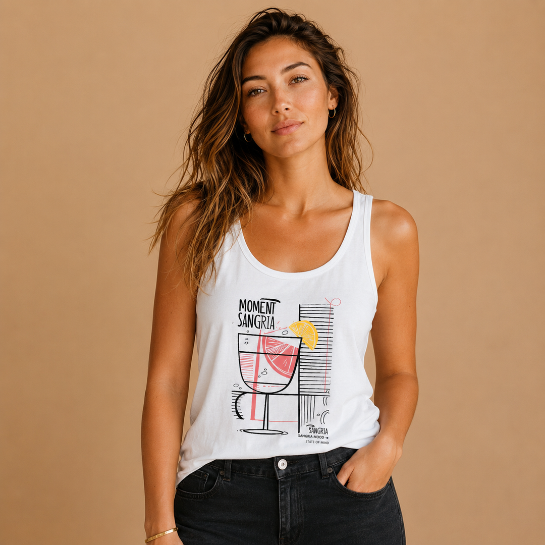 Camisole Coton Graphique - SANGRIA