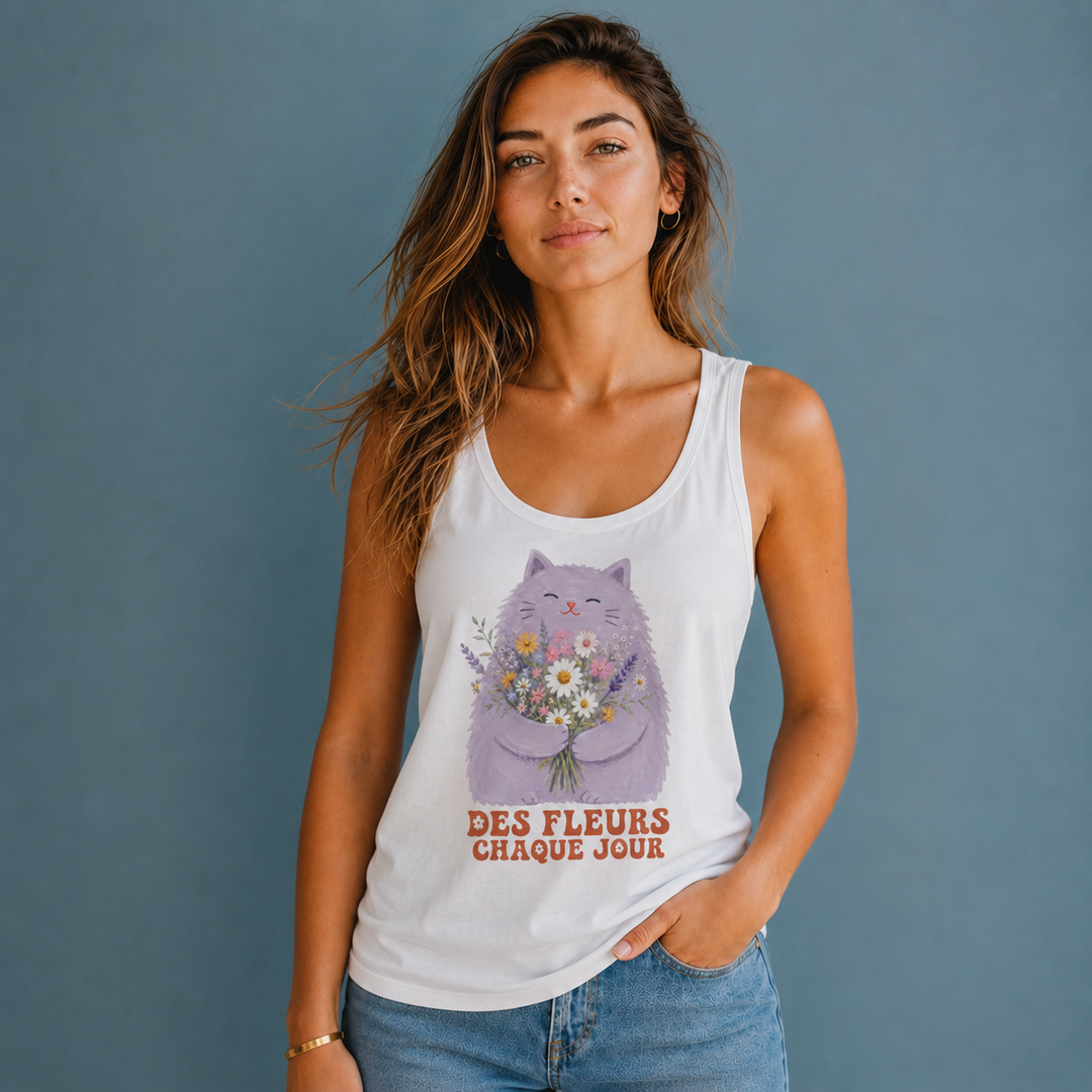 Graphic Cotton Camisole - POSITIVE