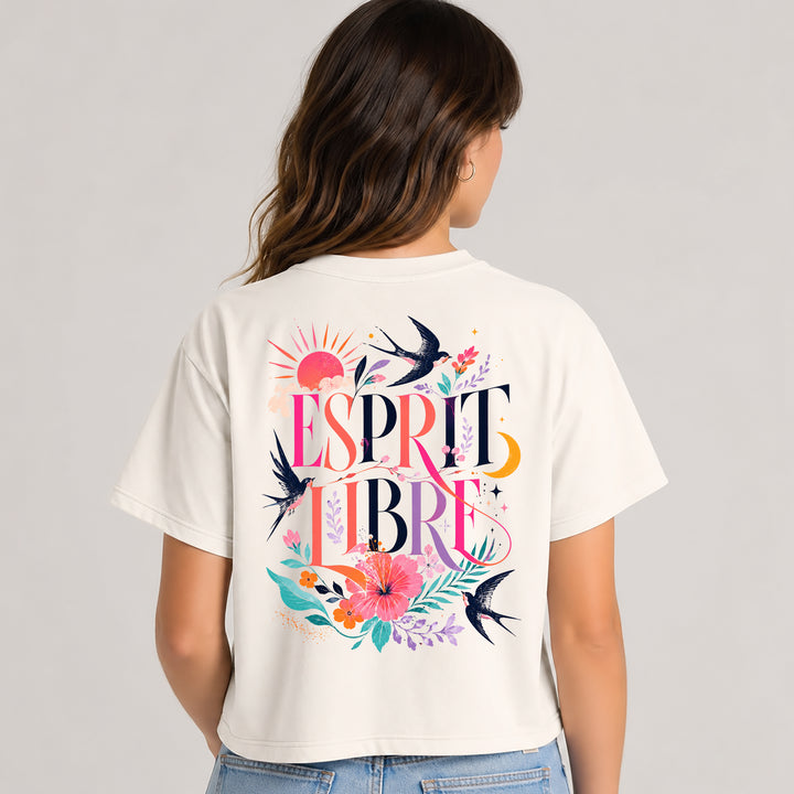 T-shirt boxy « Esprit Libre » – EVERYDAY