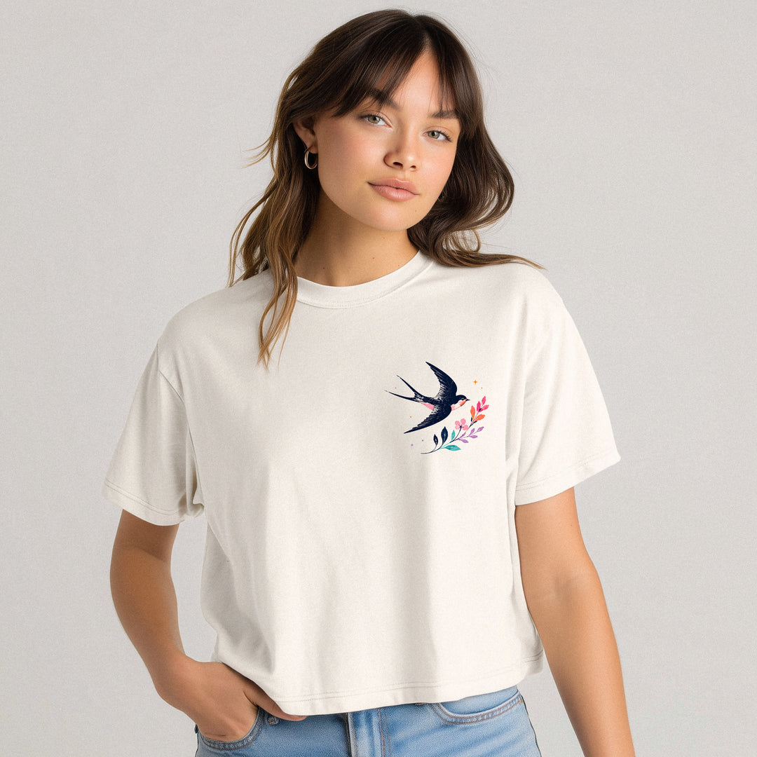 T-shirt boxy « Esprit Libre » – EVERYDAY