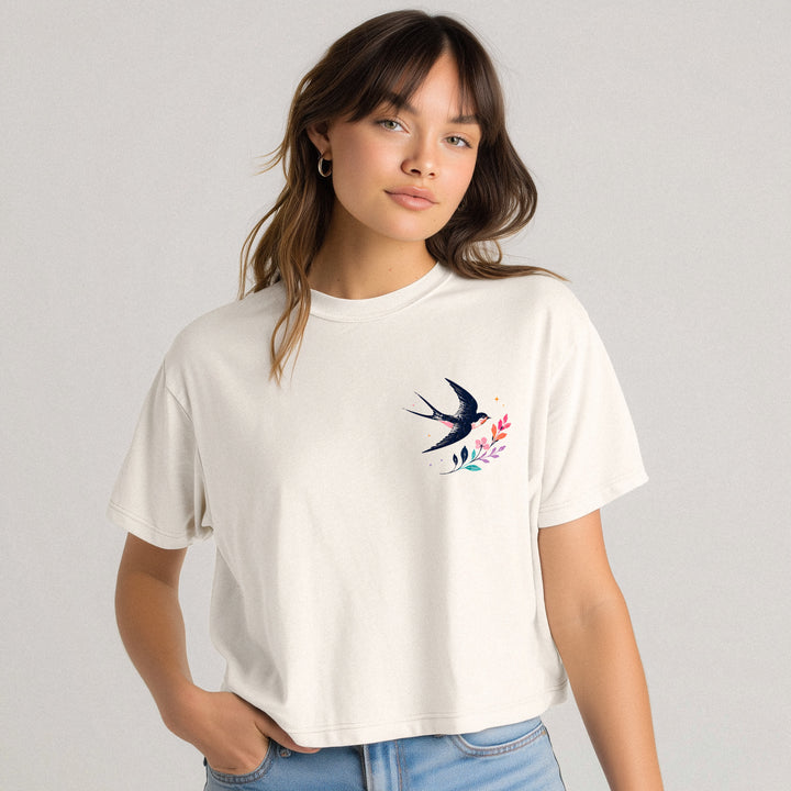 T-shirt boxy « Esprit Libre » – EVERYDAY